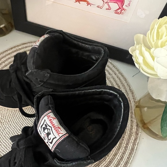 Ash womens suede wedge sole sneakers - Picture 7 of 9